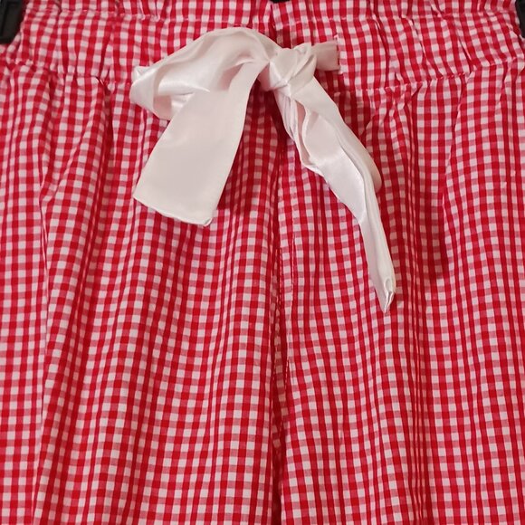 Concepts NHL Detroit Red Wings Gingham Wide-Leg Pajama‎ Pants Red/White Size L - Picture 5 of 11